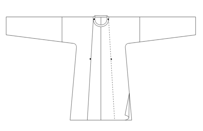 科普汉服领襟分类：圆领交襟、曲领交襟、竖领交襟...... - 第9张