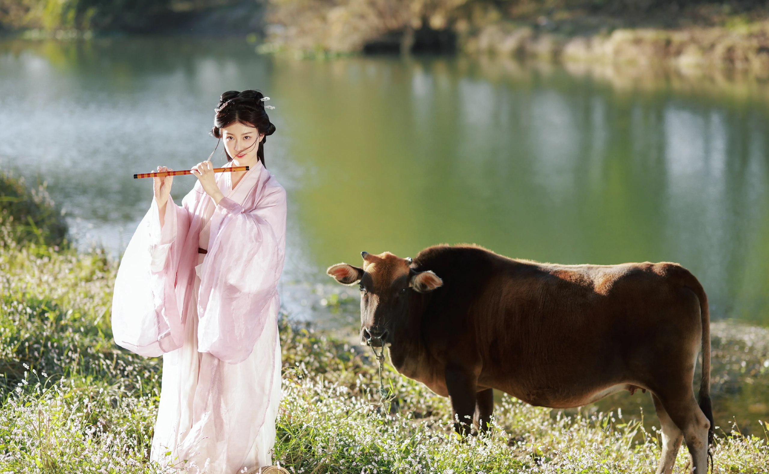 「江南牧春录 | 笛影穿雾织蒹葭」 - 第3张 - 汉服颂 「江南牧春录 | 笛影穿雾织蒹葭」 - 第3张
