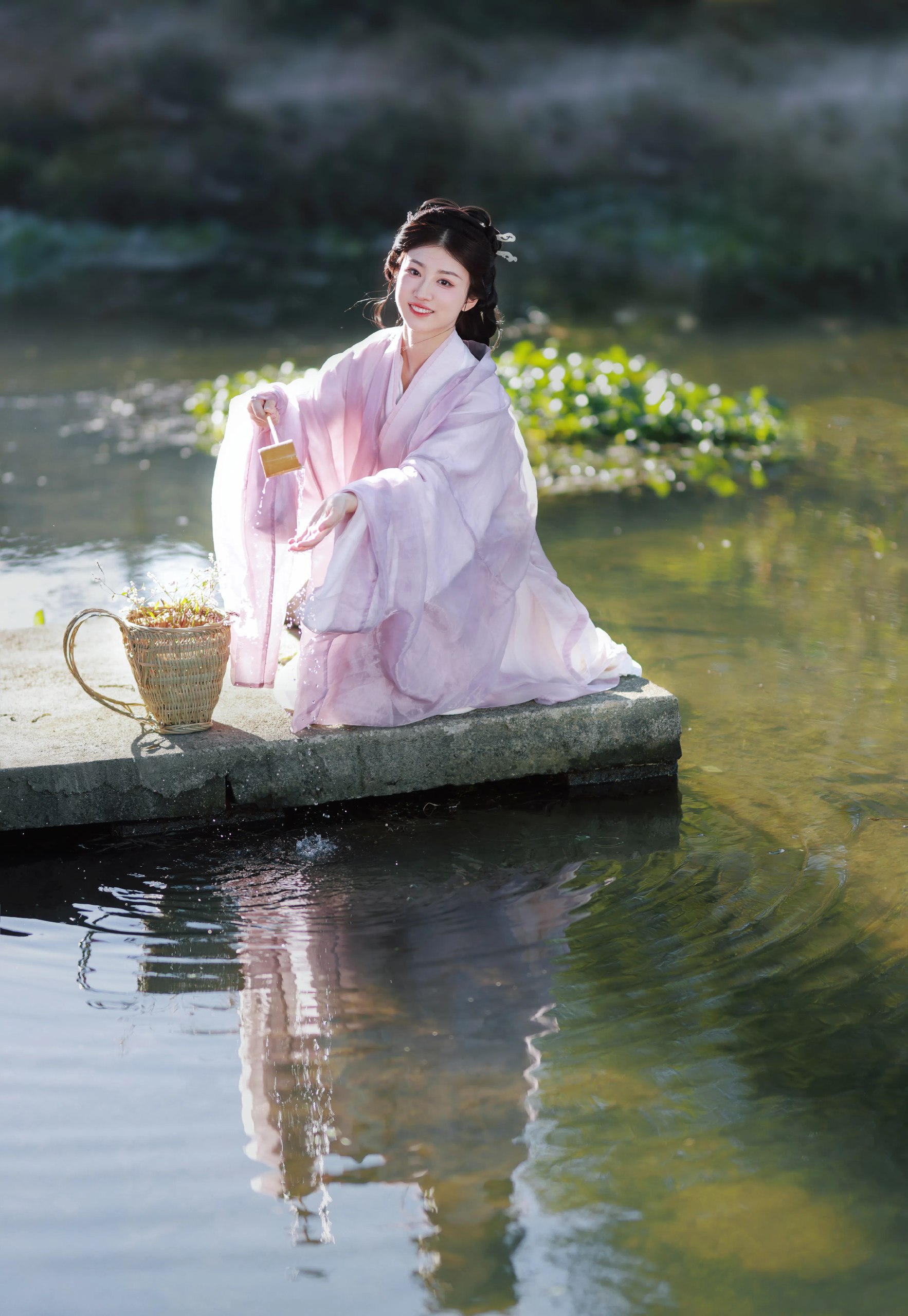 「江南牧春录 | 笛影穿雾织蒹葭」 - 第6张 - 汉服颂 「江南牧春录 | 笛影穿雾织蒹葭」 - 第6张