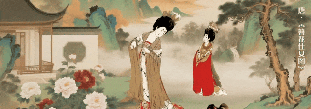 数字科技“复活”盛唐仕女!文博会山东展区上演《簪花仕女图》千年穿越 - 第4张 - 汉服颂 数字科技“复活”盛唐仕女!文博会山东展区上演《簪花仕女图》千年穿越 - 第4张