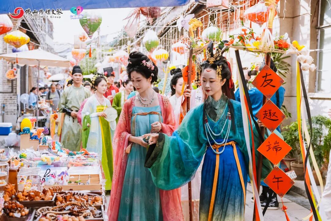 华裳赴端阳，水乡遇雅集：叠滘圩端午汉服活动沉浸式演绎岭南古韵 - 第2张