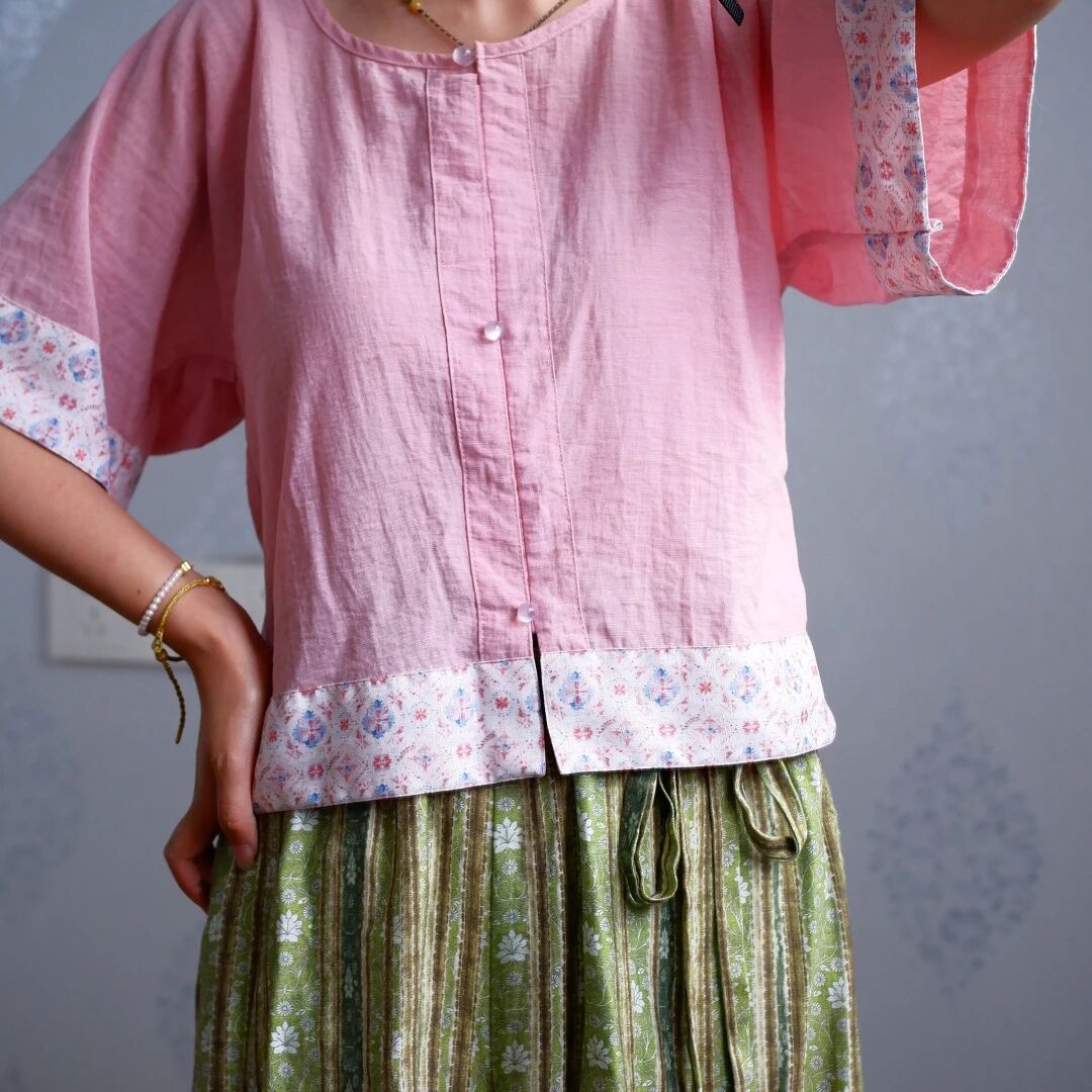 沉浸式汉服穿搭日记（夏日第一期）：七套造型演绎清爽夏日 - 第8张
