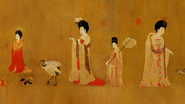 数字科技“复活”盛唐仕女！文博会山东展区上演《簪花仕女图》千年穿越​