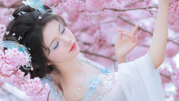 成都汉服写真 | 花重锦官城：芙蓉花下的盛世繁华