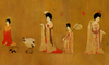 数字科技“复活”盛唐仕女！文博会山东展区上演《簪花仕女图》千年穿越​