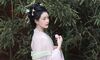 竹林汉服写真教程：粉黛襪裙配油纸伞，6个构图技巧拍出温婉仙气感